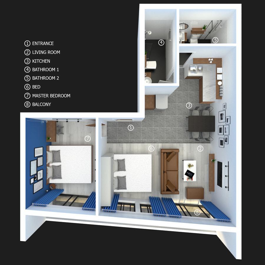 Scandinavian Apartment With Balcony In Bui Vien Хошимин Экстерьер фото